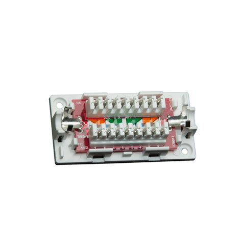 punch down cat 6 for telephones at junction box|cat6 junction box 110.